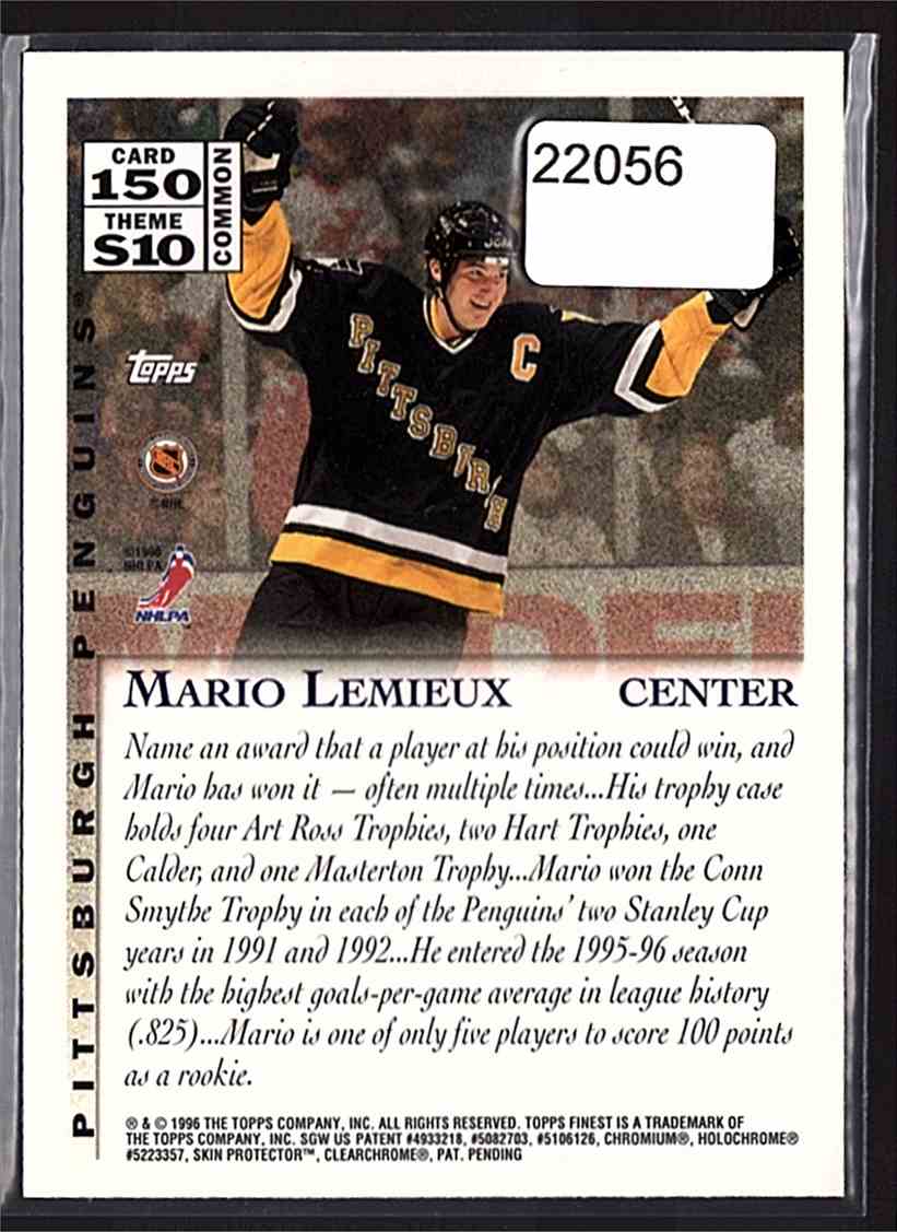 1995-96 Finest Mario Lemieux B #150 On Kronozio