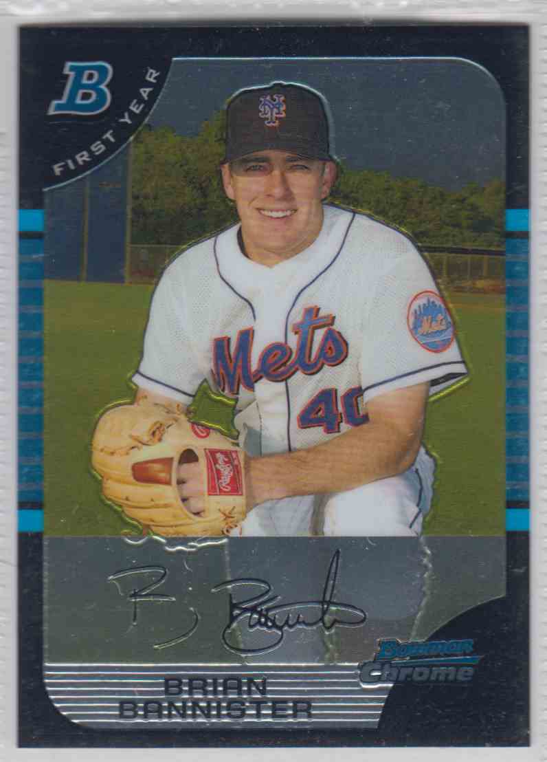 2005 Bowman Chrome Brian Bannister #225