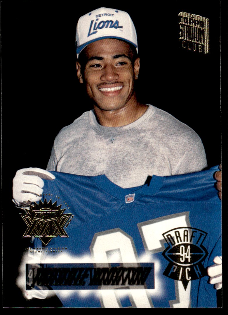 1994 STADIUM CLUB SUPER BOWL XXIX JOHNNIE MORTON RC DETROIT LIONS
