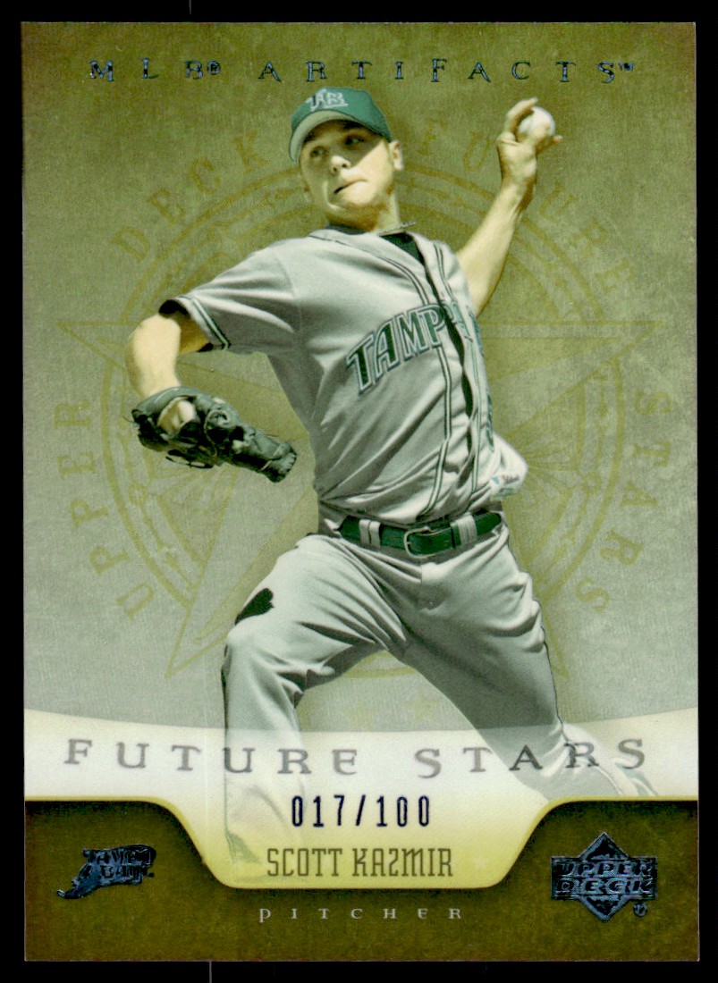 2005 Upper Deck Artifacts Rainbow Blue Scott Kazmir /100