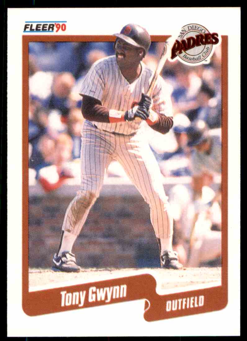 1990 Fleer Baseball Tony Gwynn #157