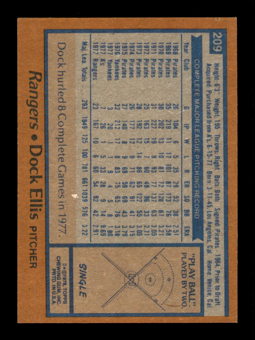 Topps Baseball #1-250 1978 - TÚ ELIGES - Completa tu conjunto - Imagen 417 de 499