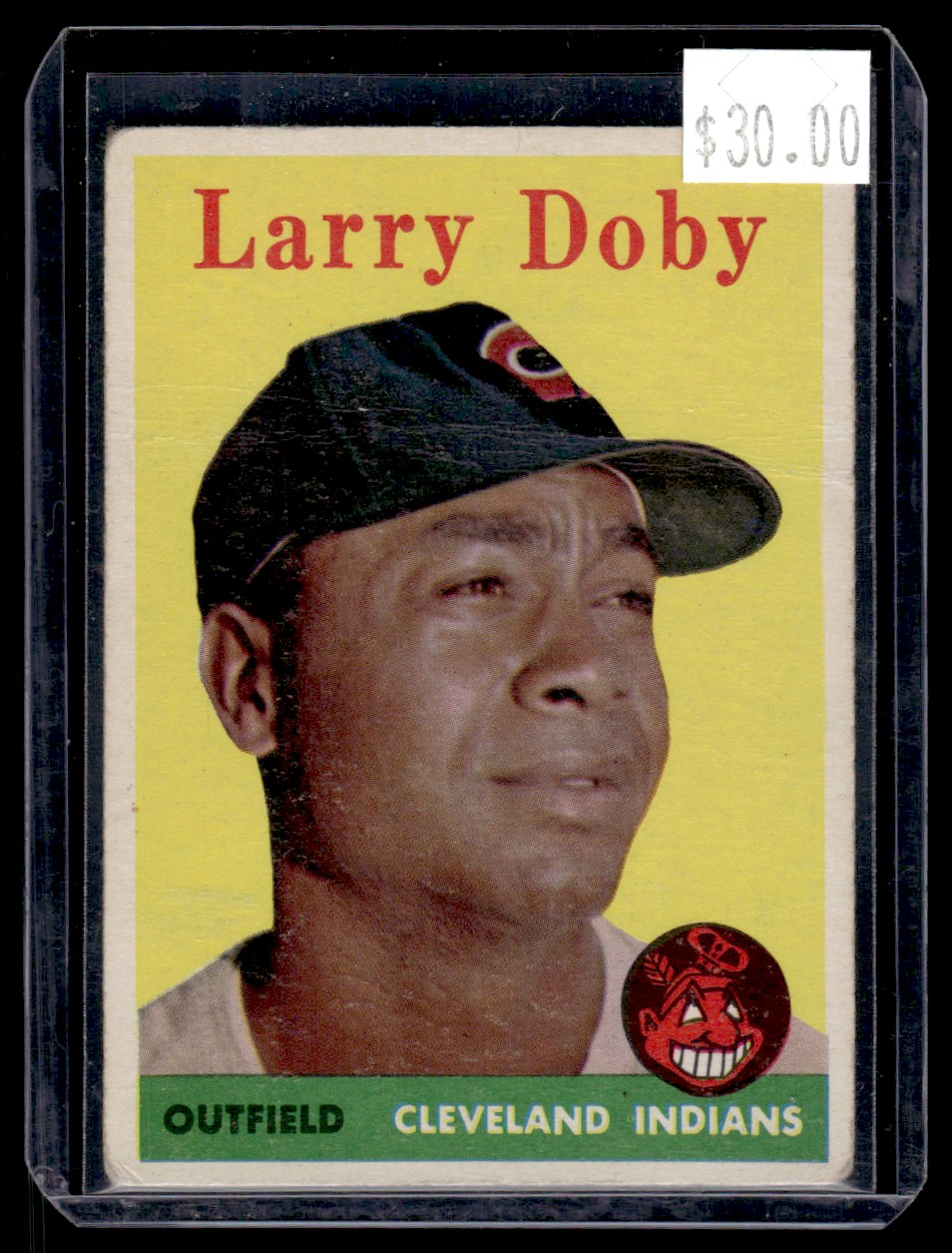 1958 Topps Larry Doby #424 card front image