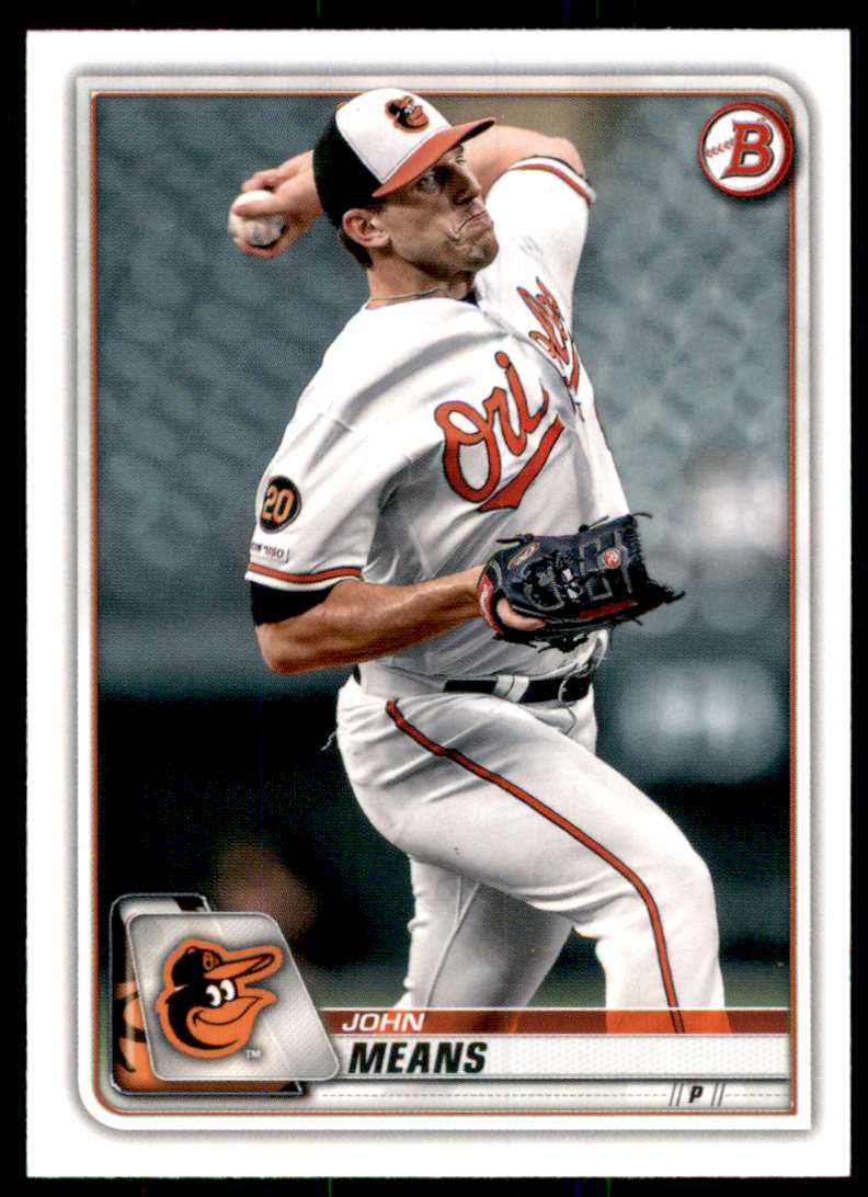 2020 Bowman John Means #34 131307 | eBay