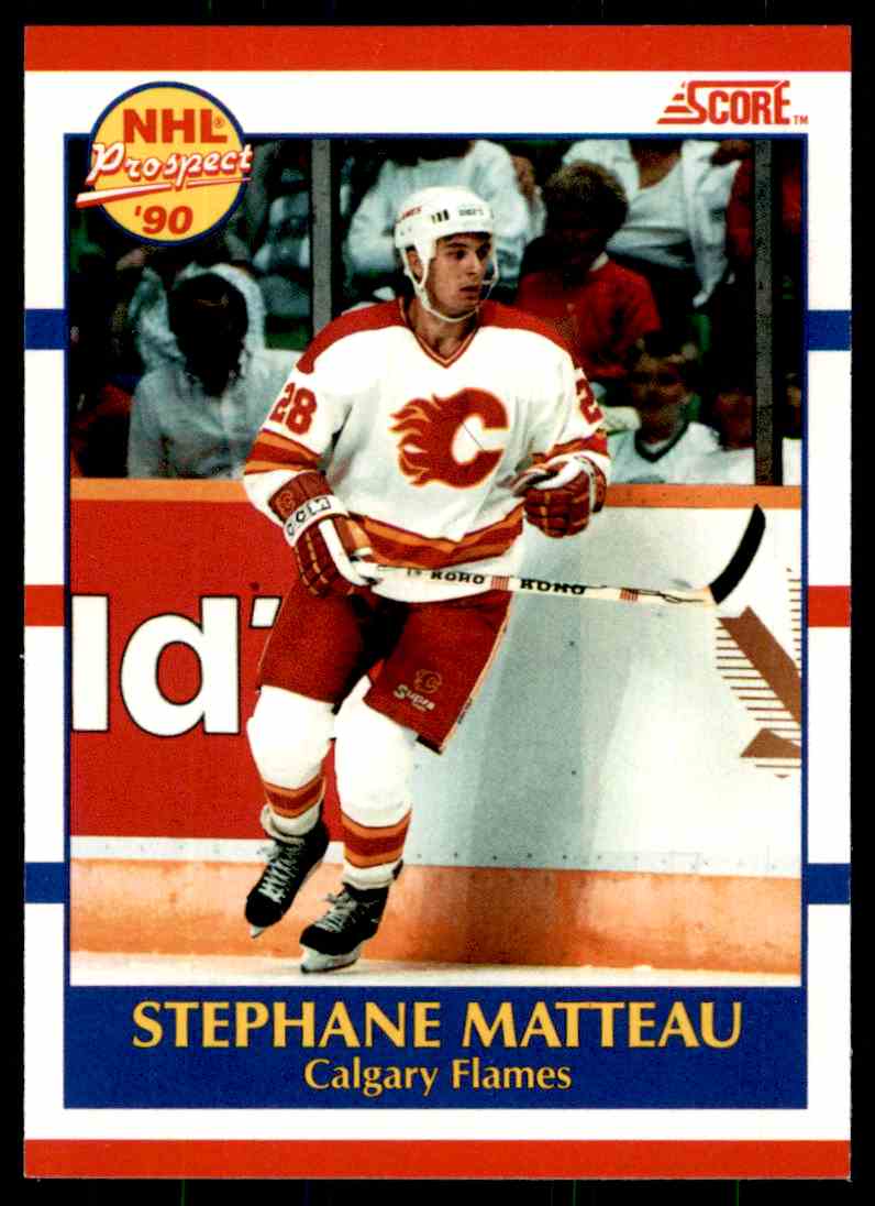 1990-91 Score Canadian Bilingual Stephane Matteau #381