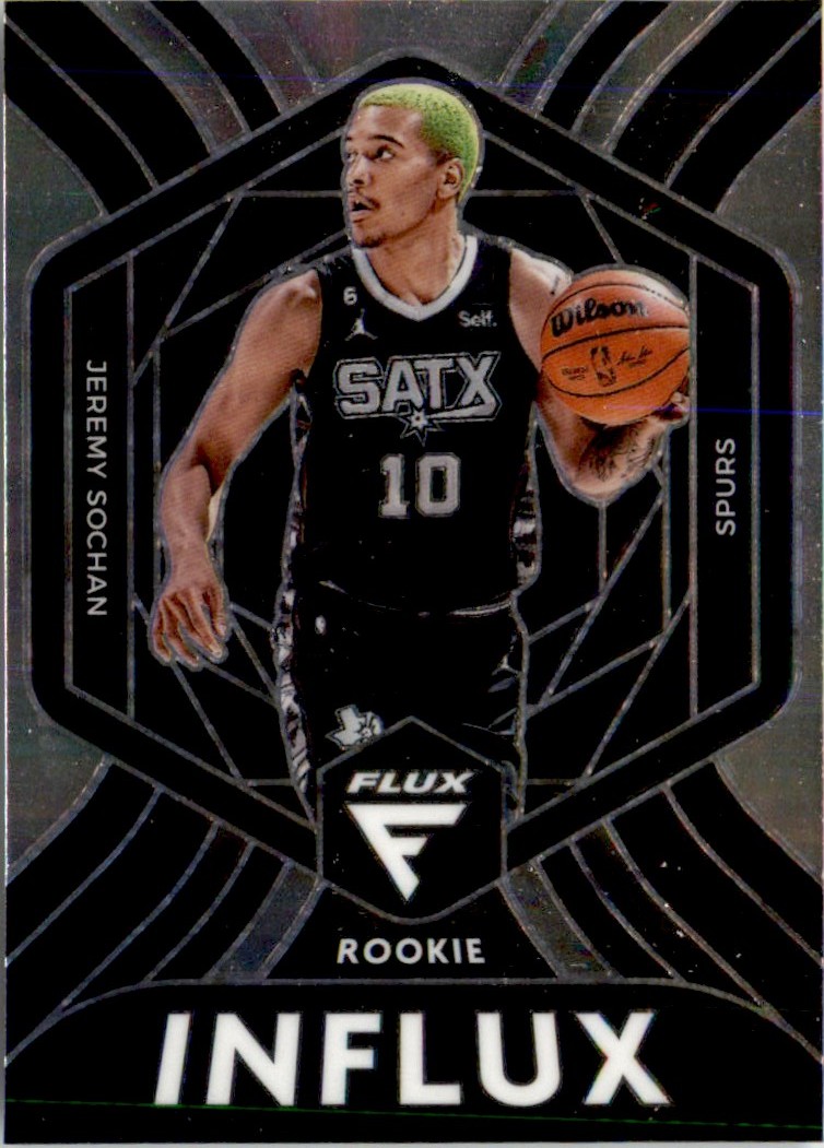 その他 2022 Panini Jeremy Sochan spurs 1/1 Jeremy Sochan 2022-23 Panini Flux Rookie Influx RC #1 San Antonio