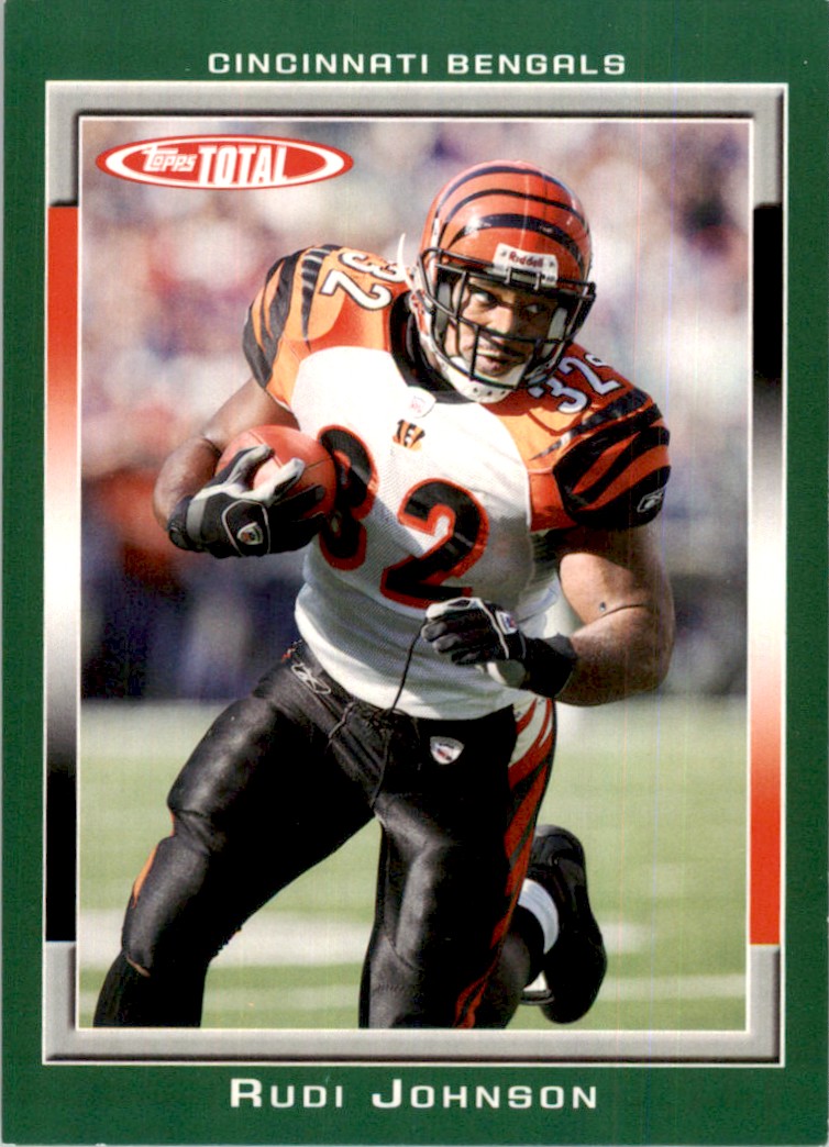 2006 Topps Total Rudi Johnson Cincinnati Bengals #437 NFL Football