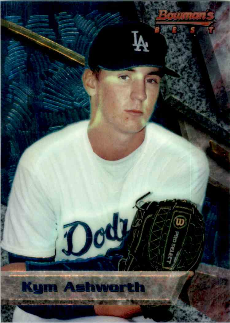 1994 Bowman's Best Baseball Card Kym Ashworth RC #74