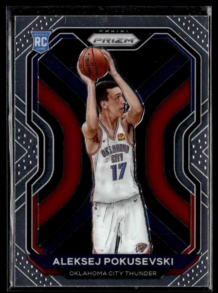 2020-21 Panini Aleksej Pokusevski Rookie offers Blue Ice Prizm /125 Oklahoma Thunder