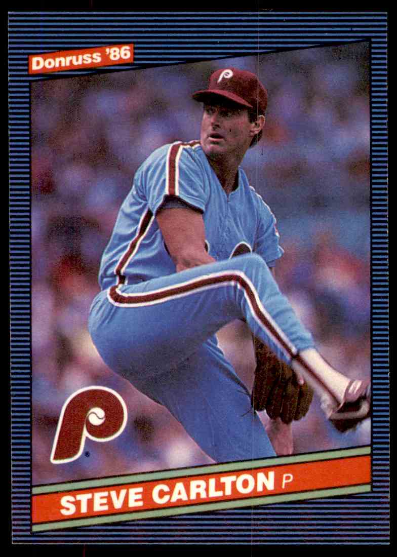 1986 Donruss Steve Carlton #183