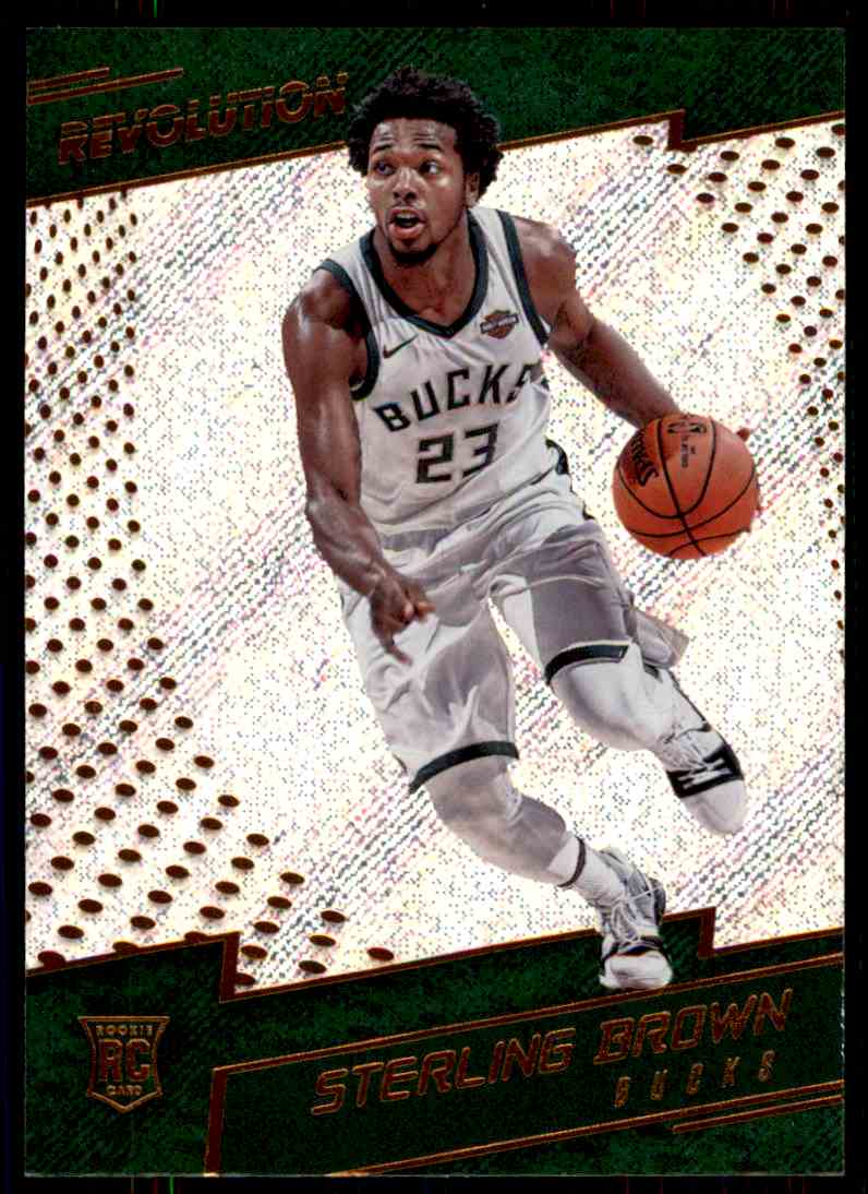 NBAカード STERLING BROWN 2017-18 Panini Revolution RC Rookie Sterling Brown Milwaukee
