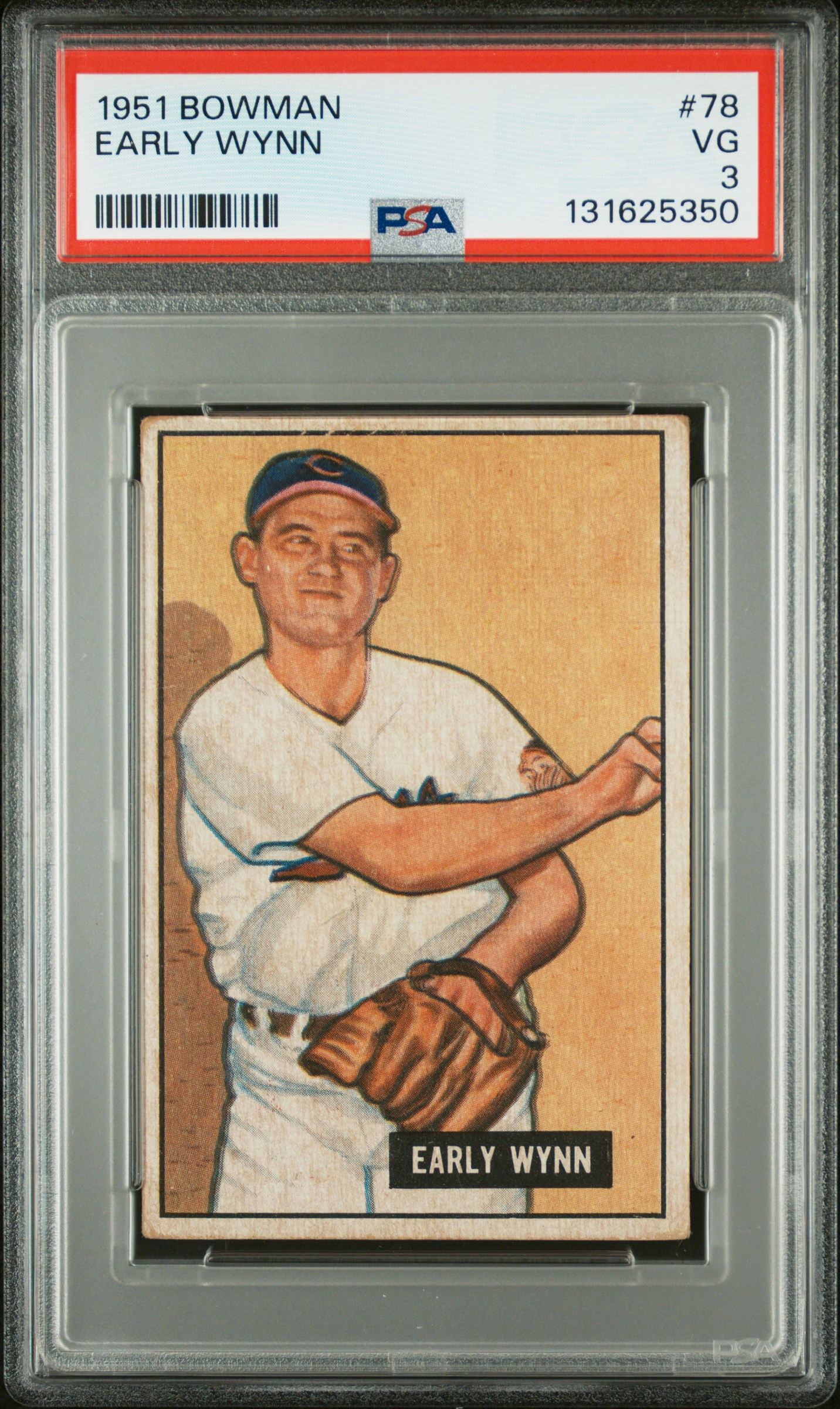 Early Wynn 1951 Bowman PSA 3 #78 Cleveland Indians