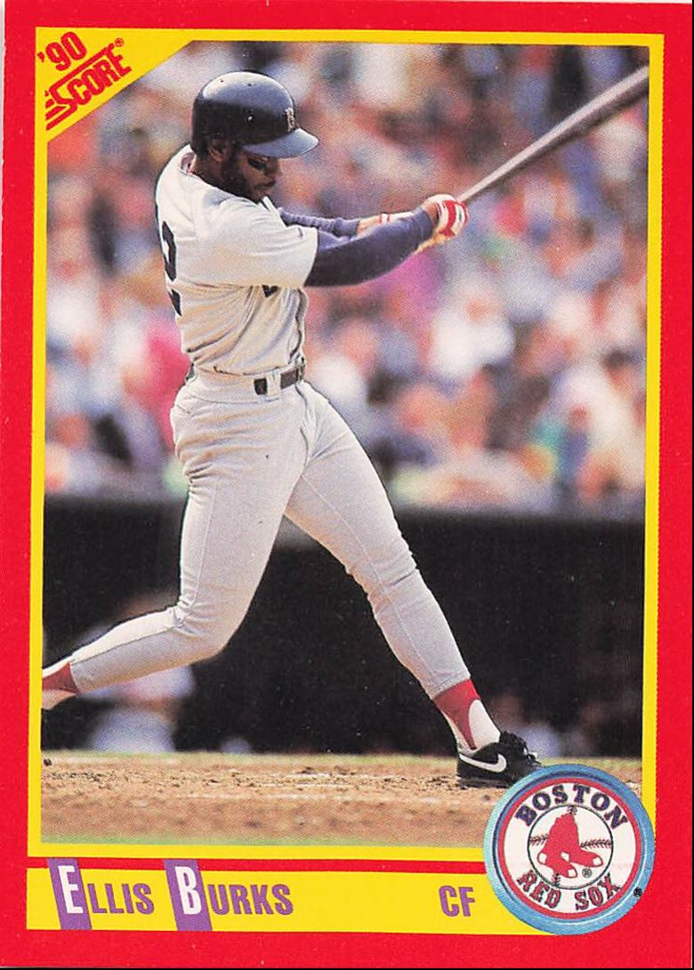 メジャーリーグ　カード　Ellis Burks 1990 Score Ellis Burks Boston Red Sox #340 | eBay
