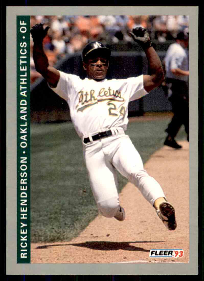 1993 Fleer Rickey Henderson #294