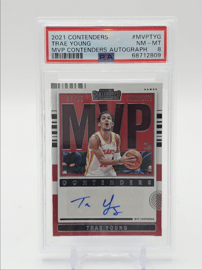 TRAE YOUNG 2021-22 CONTENDERS MVP CONTENDERS AUTOGRAPH AUTO /25 