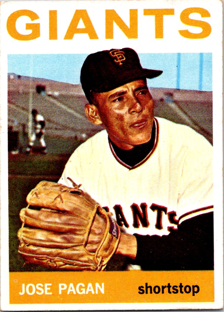 1964 Topps Jose Pagan #123 card front image