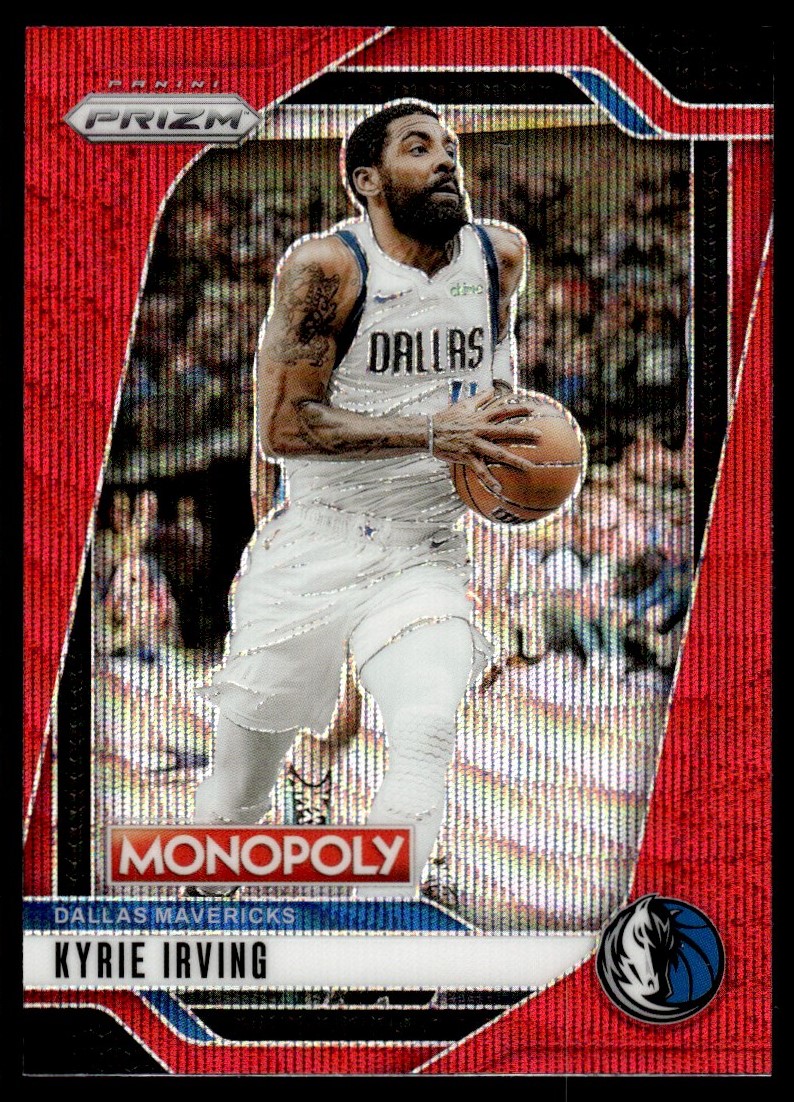 【25枚限定】8/25 Kobe Kyrie NBAカード 2024-25 Prizm Monopoly Red Wave Kyrie Irving Dallas Mavericks #50