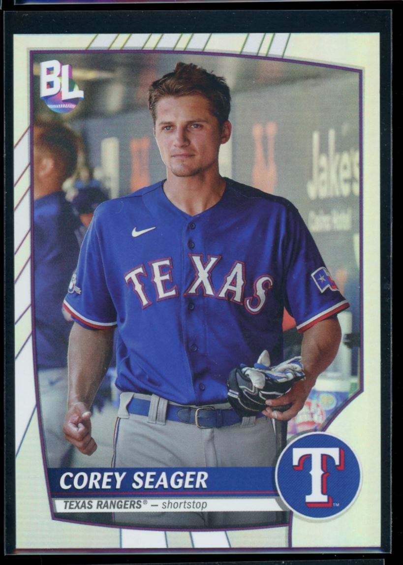 2023 Topps Big League Uncommon Foil Corey Seager Texas Rangers