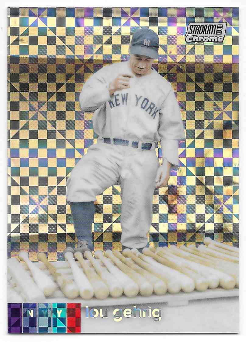 2020 Topps Stadium Club Chrome Lou Gehrig #35