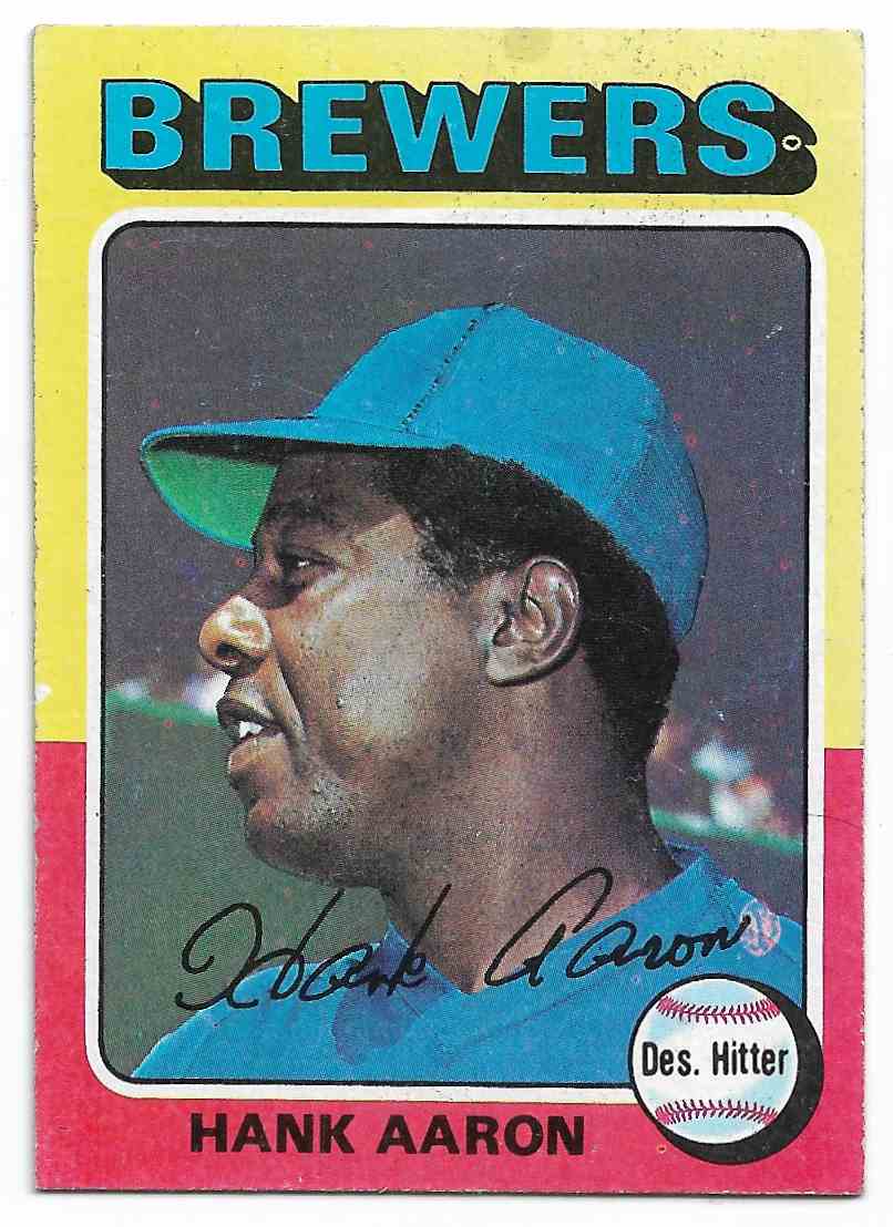 1975 Topps Hank Aaron #660