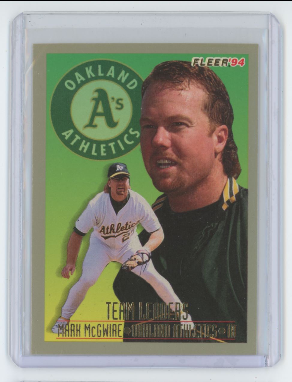 Mark McGwire マグワイヤOakland Athletics 1992 Fleer Ultra Baseball #115 Mark McGwire Oakland