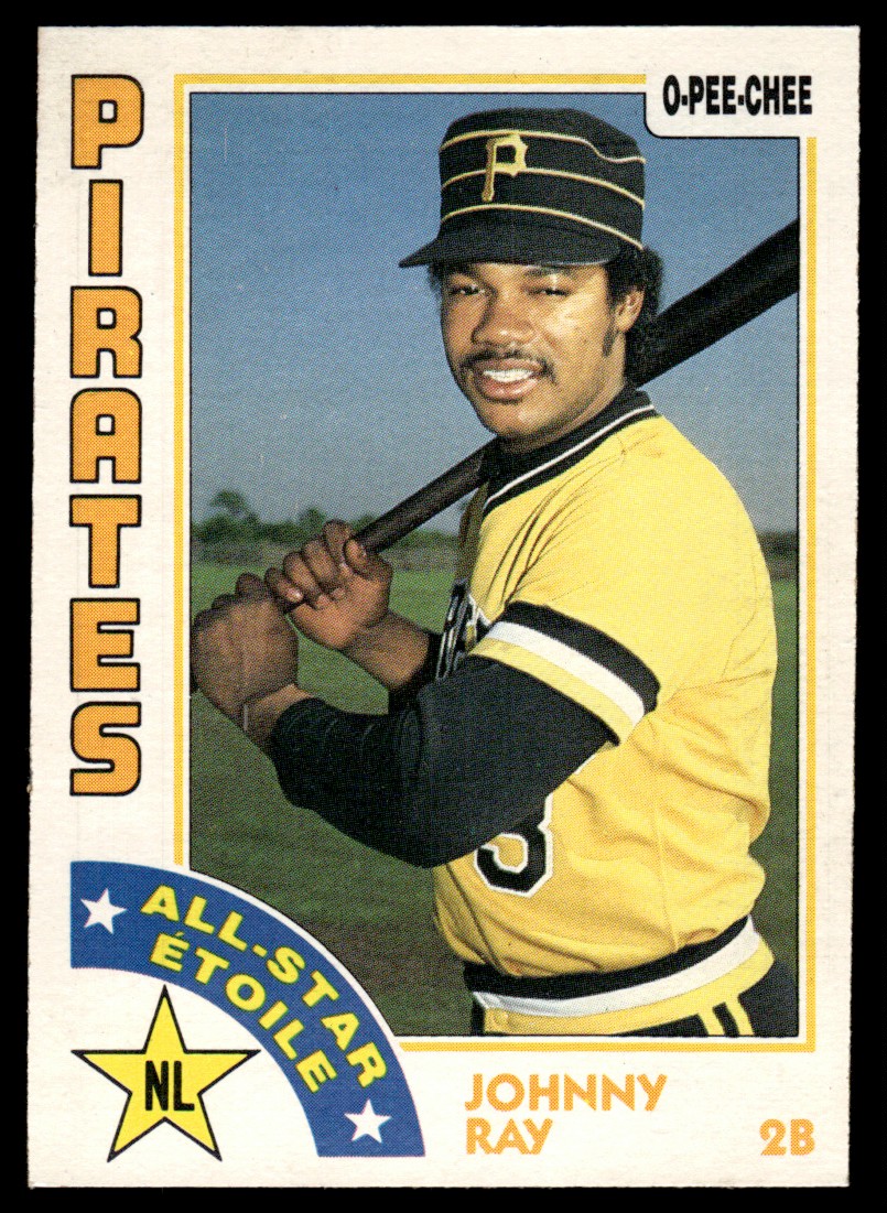 Johnny's - Rady 1984 O-Pee-Chee Johnny Ray Pittsburgh Pirates #387 AS | eBay