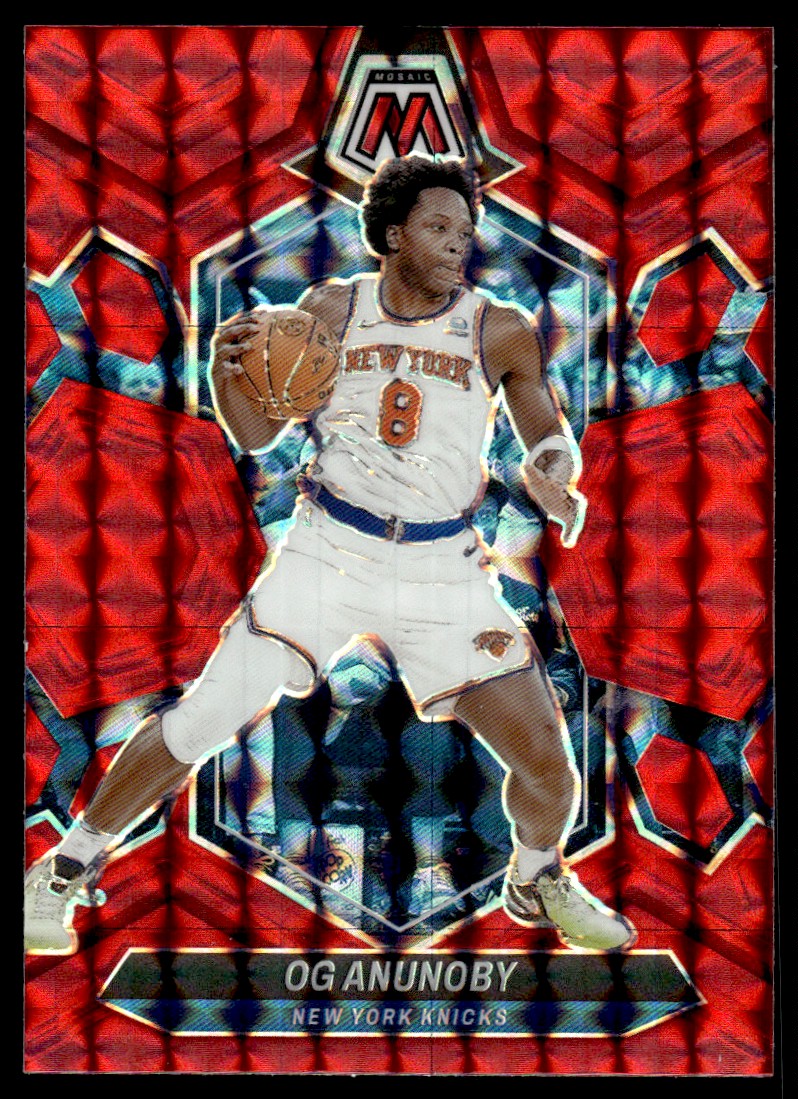 大*梅様 【値段交渉可】 NEW YORK KNICKS OG ANUNOBY 2023-24 Panini NBA Mosaic Red Mosaic OG Anunoby New York Knicks