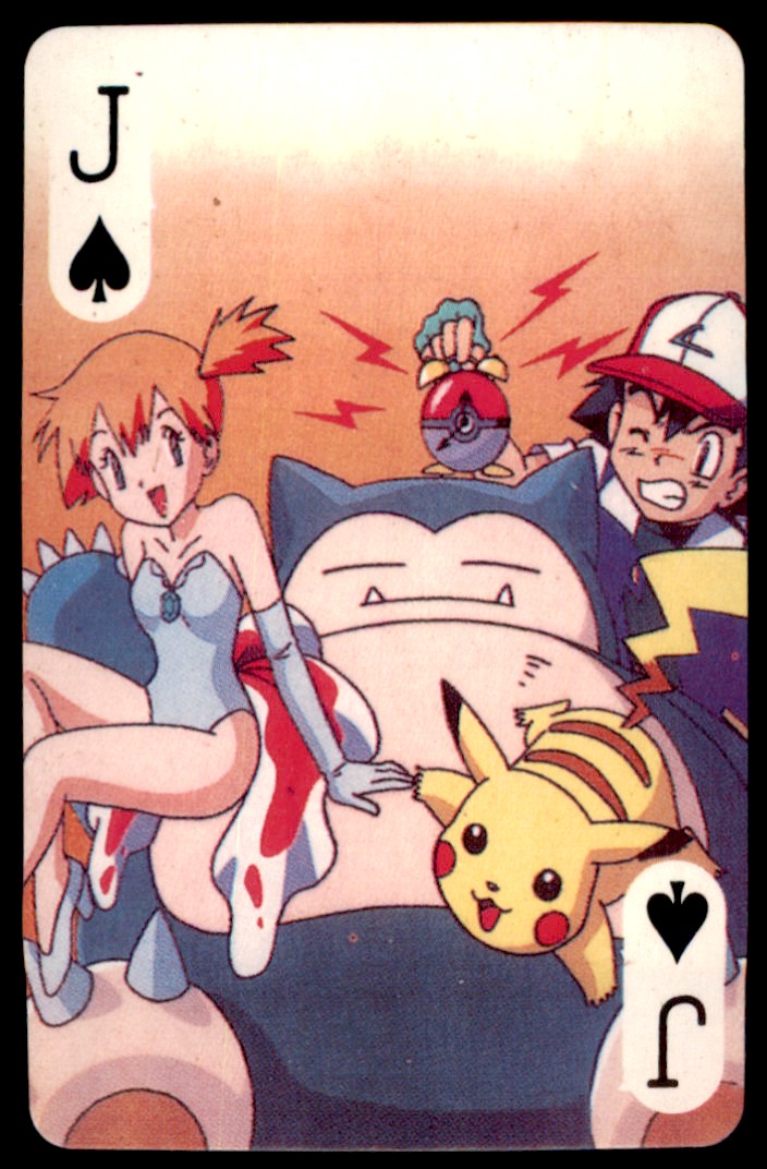 1999 Pokemon Poker Card Misty Snorlax #JACK on Kronozio