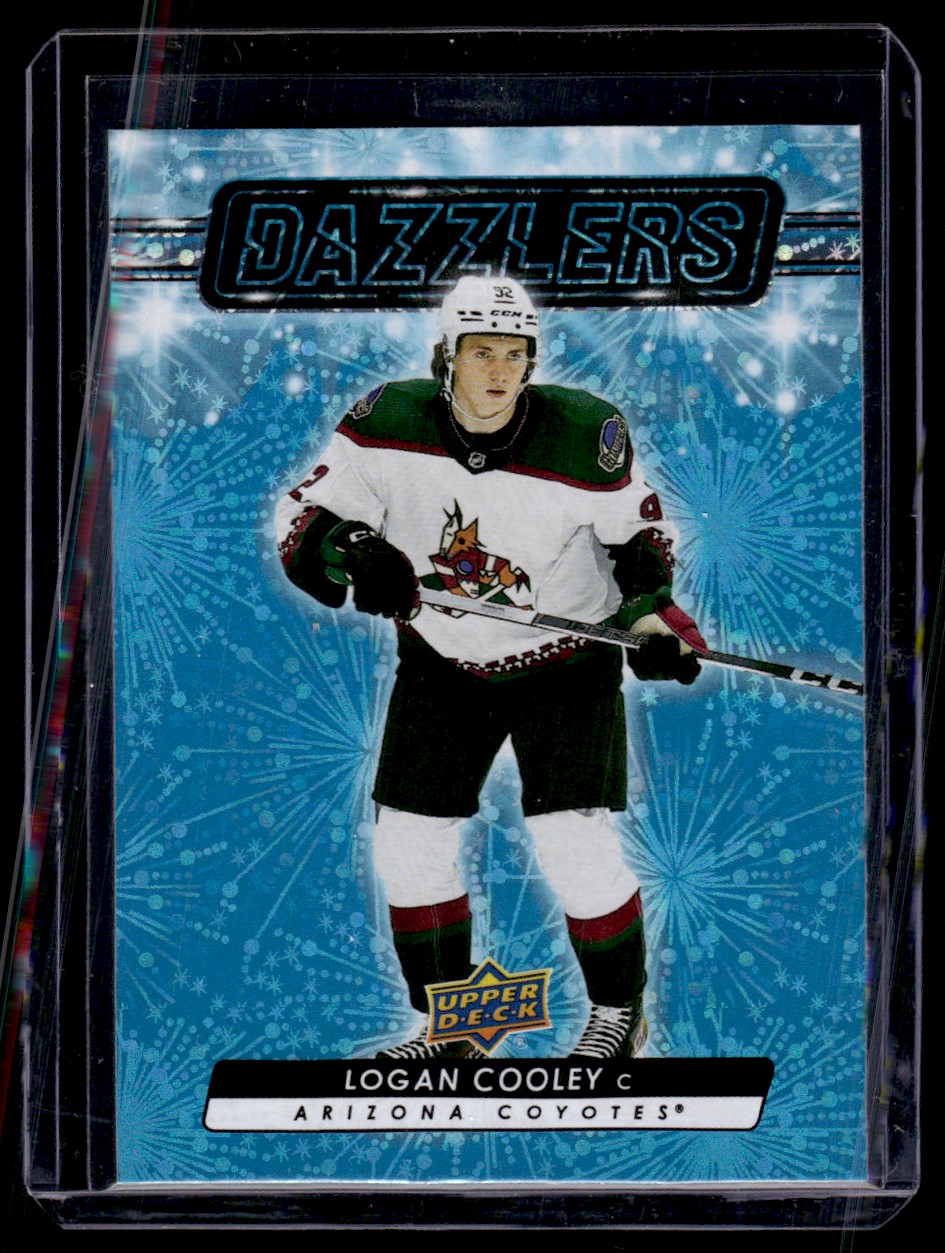 2023-24 Upper Deck Dazzlers Blue Logan Cooley Rookie #DZ-119
