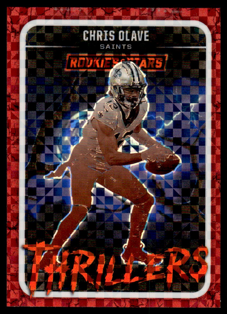 2025 Panini Rookies & Stars Thrillers Red Chris Olave New Orleans