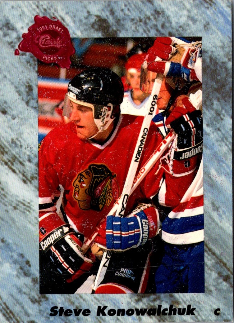 1991-92 Classic Draft Picks Steve Konowalchuk #46