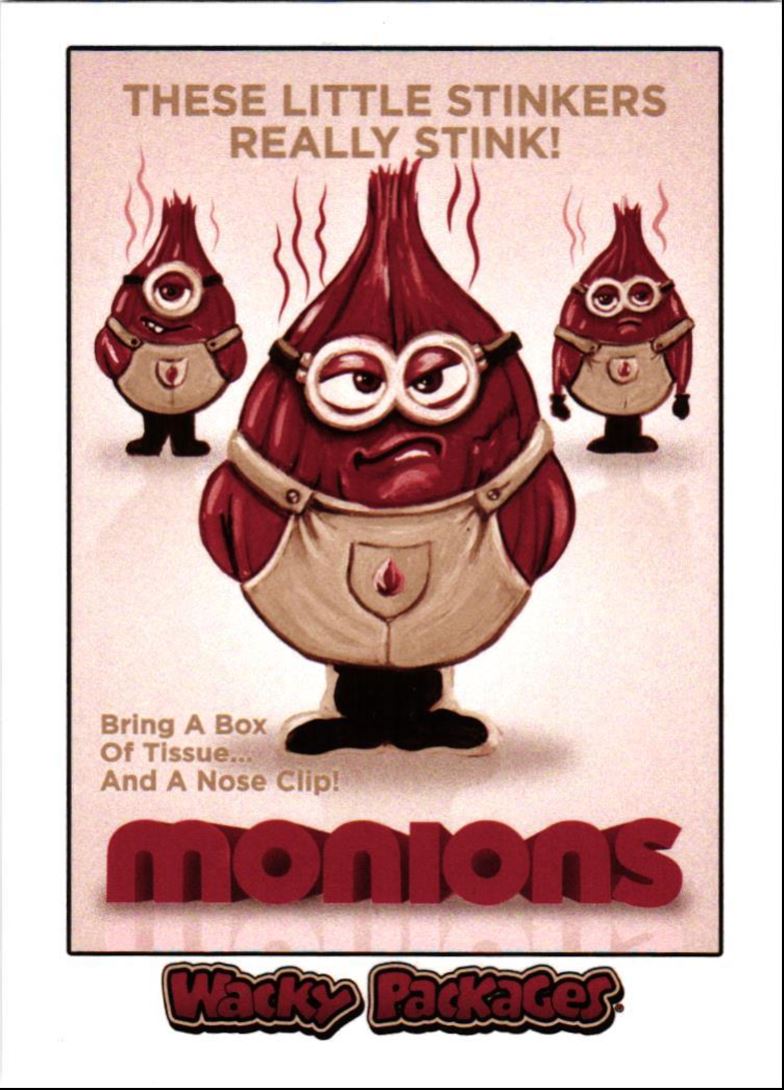 2018 Topps Wacky Packages SEPIA Monions Animated Film #1 | eBay