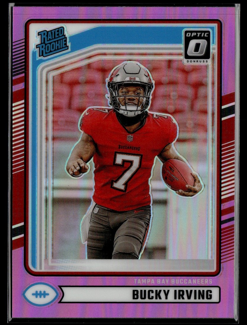 2024 Pink Prizm Rated Rookie Bucky Irving RC Tampa Bay