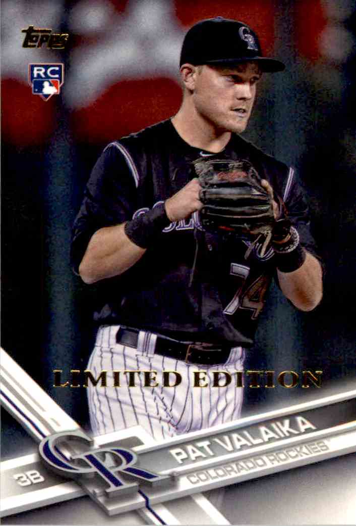 2017 Topps Limited Edition Pat Valaika 415 On Kronozio 2017 Topps Limited Edition Pat Valaika 415 Card Front Image