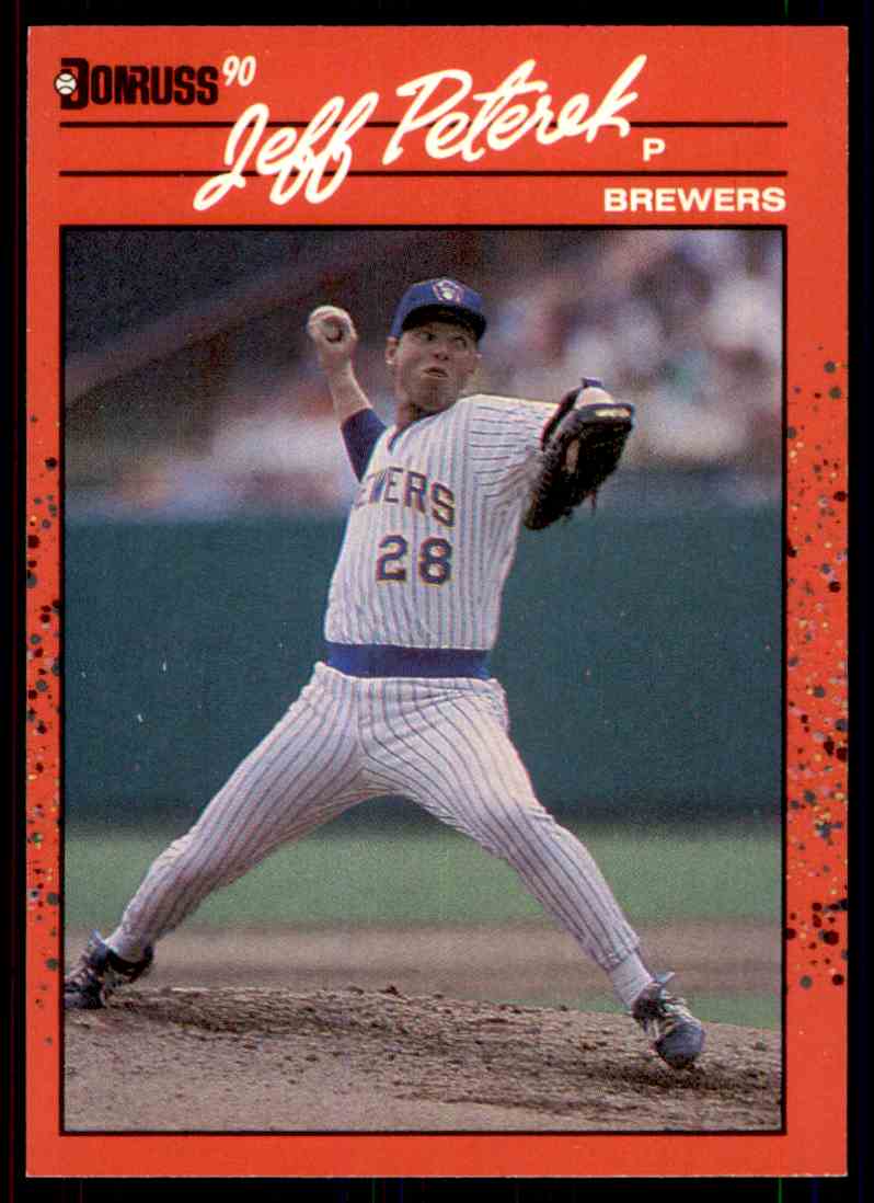 1990 Donruss MLB Jeff Peterek #530