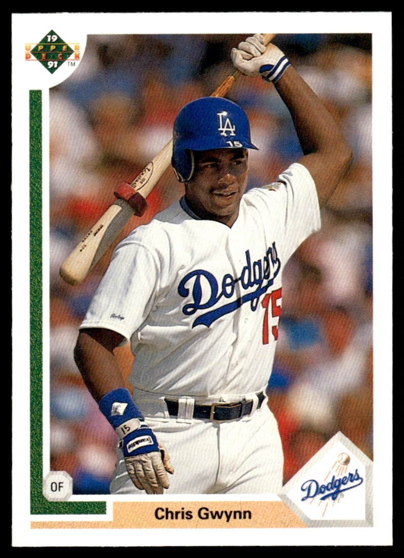 1991 Upper Deck #560 Chris Gwynn Los Angeles Dodgers | eBay