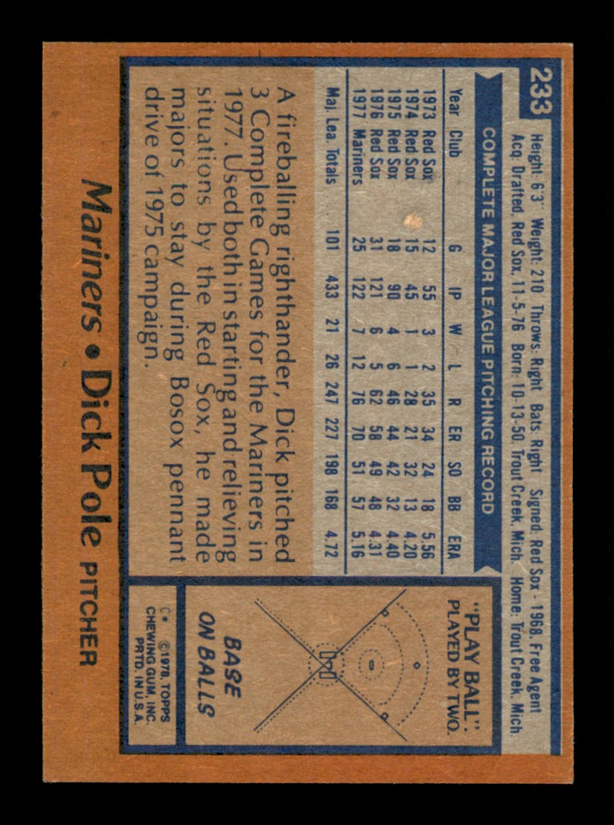 Topps Baseball #1-250 1978 - TÚ ELIGES - Completa tu conjunto - Imagen 465 de 499
