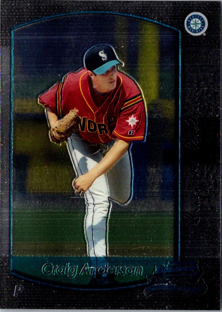 2000 Bowman Draft Picks & Prospects Chrome Craig Anderson #65