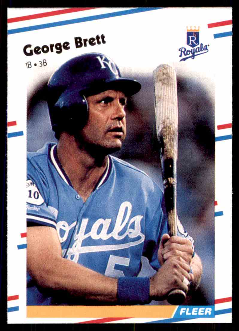 1988 Fleer  Baseball George Brett #254