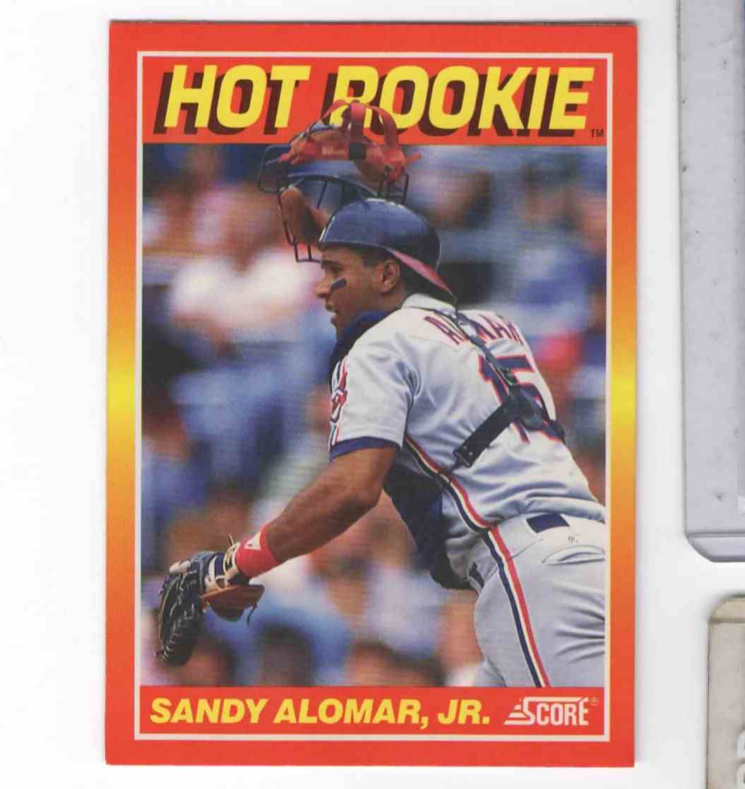 1991 Score Hot Rookie Sandy Alomar JR. #6