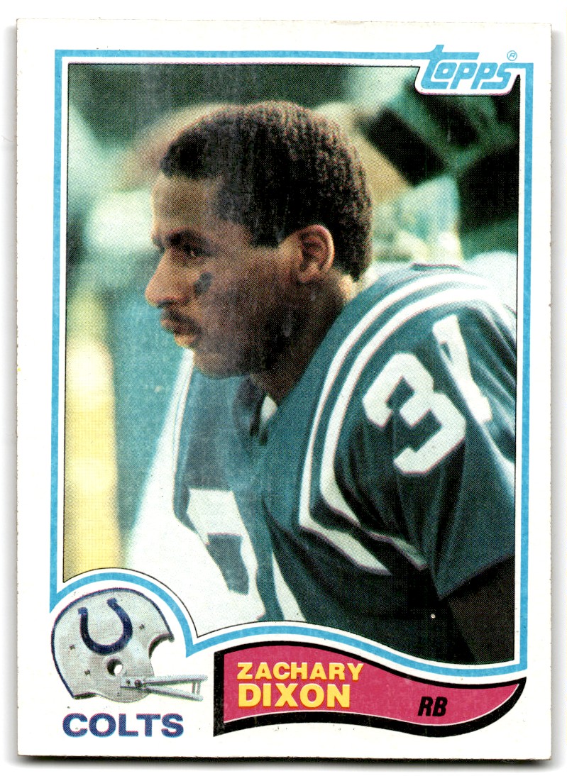 1982 Topps Zachary Dixon Baltimore Colts #14 | eBay