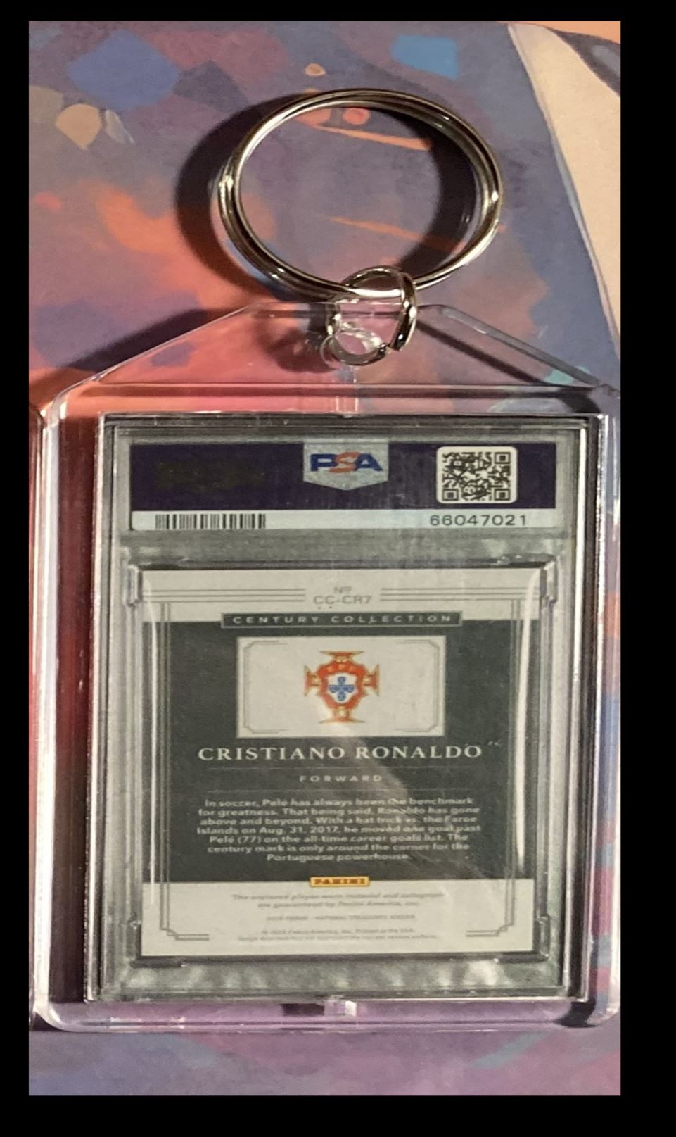 2025 -MME- cristiano card back image