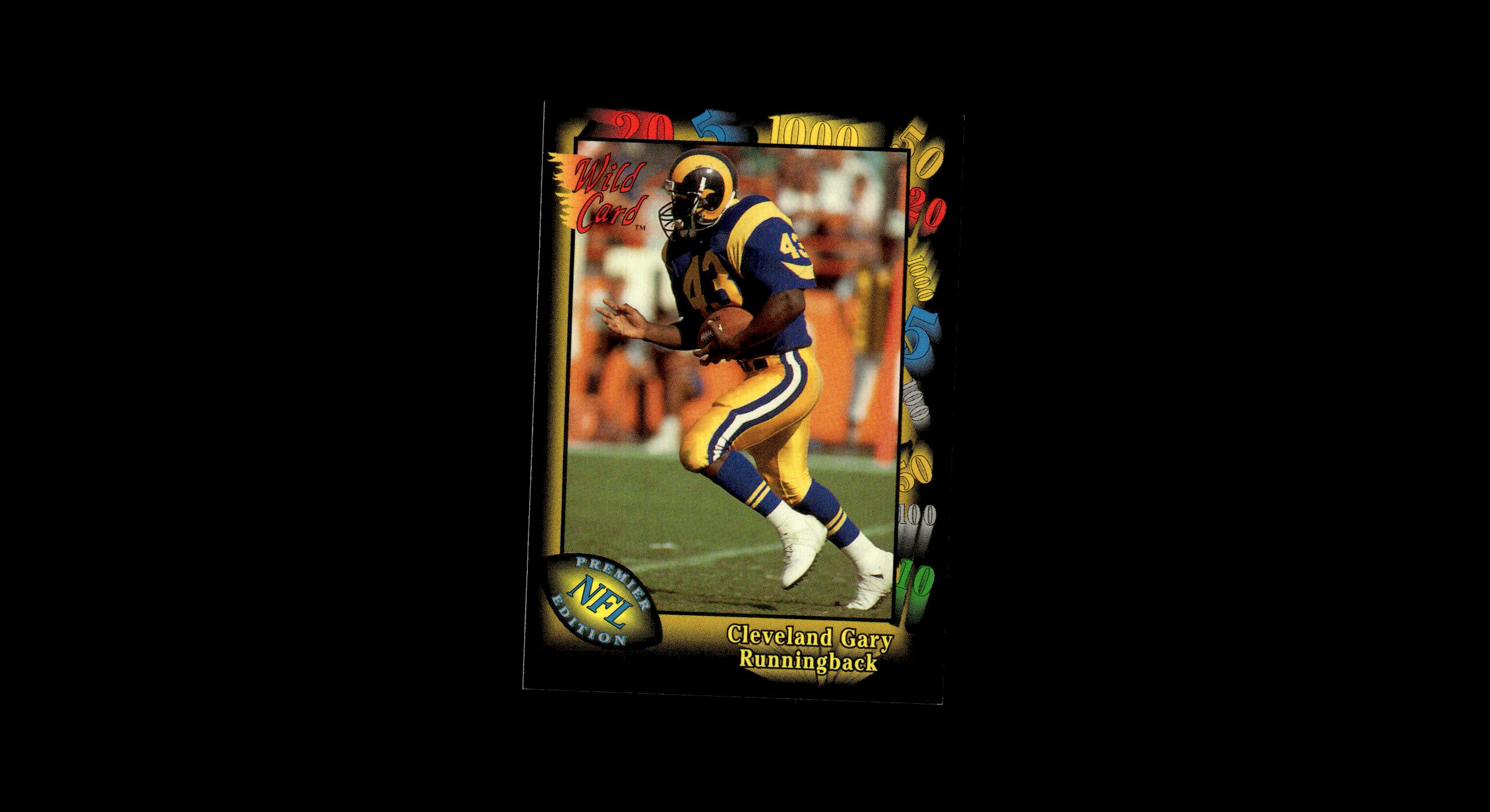 1991 Wild Card Cleveland Gary #151 on Kronozio