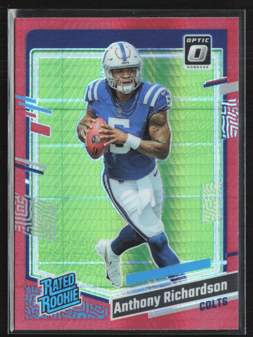 Anthony Richardson 2023 Donruss Optic Red Hyper RC #247 Indianapolis Colts