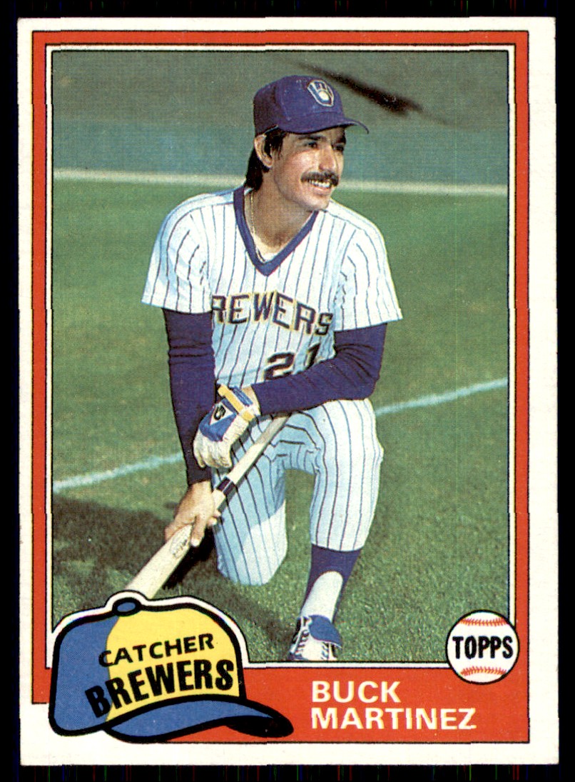 1981 Topps 5 Buck Martinez 56 on Kronozio