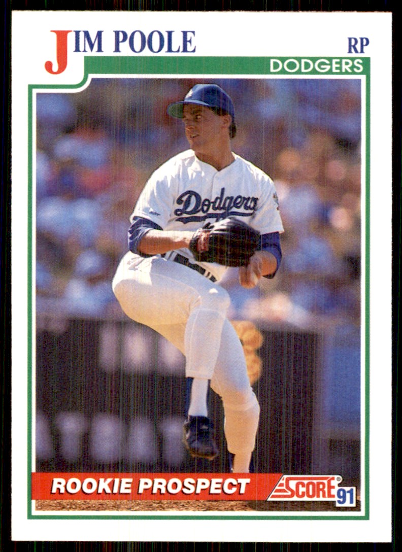 1991 Score Jim Poole #357