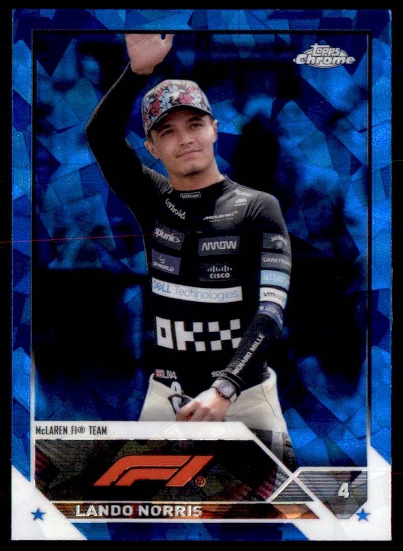Lando Norris 2023 Topps Chrome F1 Sapphire Edition #27 | eBay