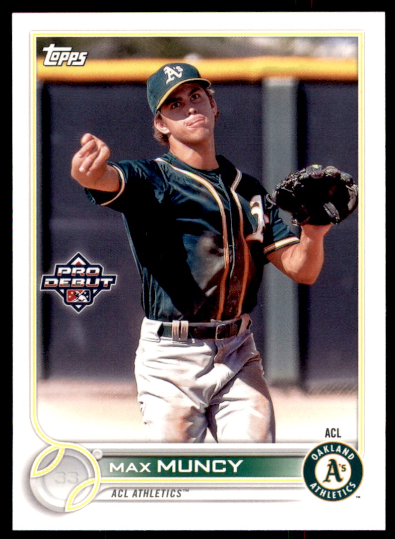 Max Muncy 2022 Topps Pro Debut Rookie Card RC Minor League #PD-41