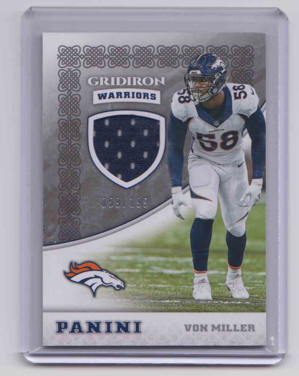 von miller jersey card