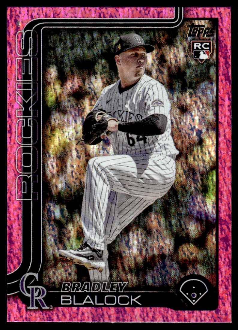 ベストセラー 1 Series Topps 2025 Pink Colorado Blalock Bradley Glitter その他